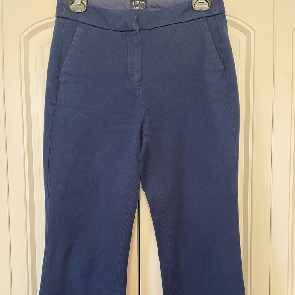 J. Crew Navy Flare Pants